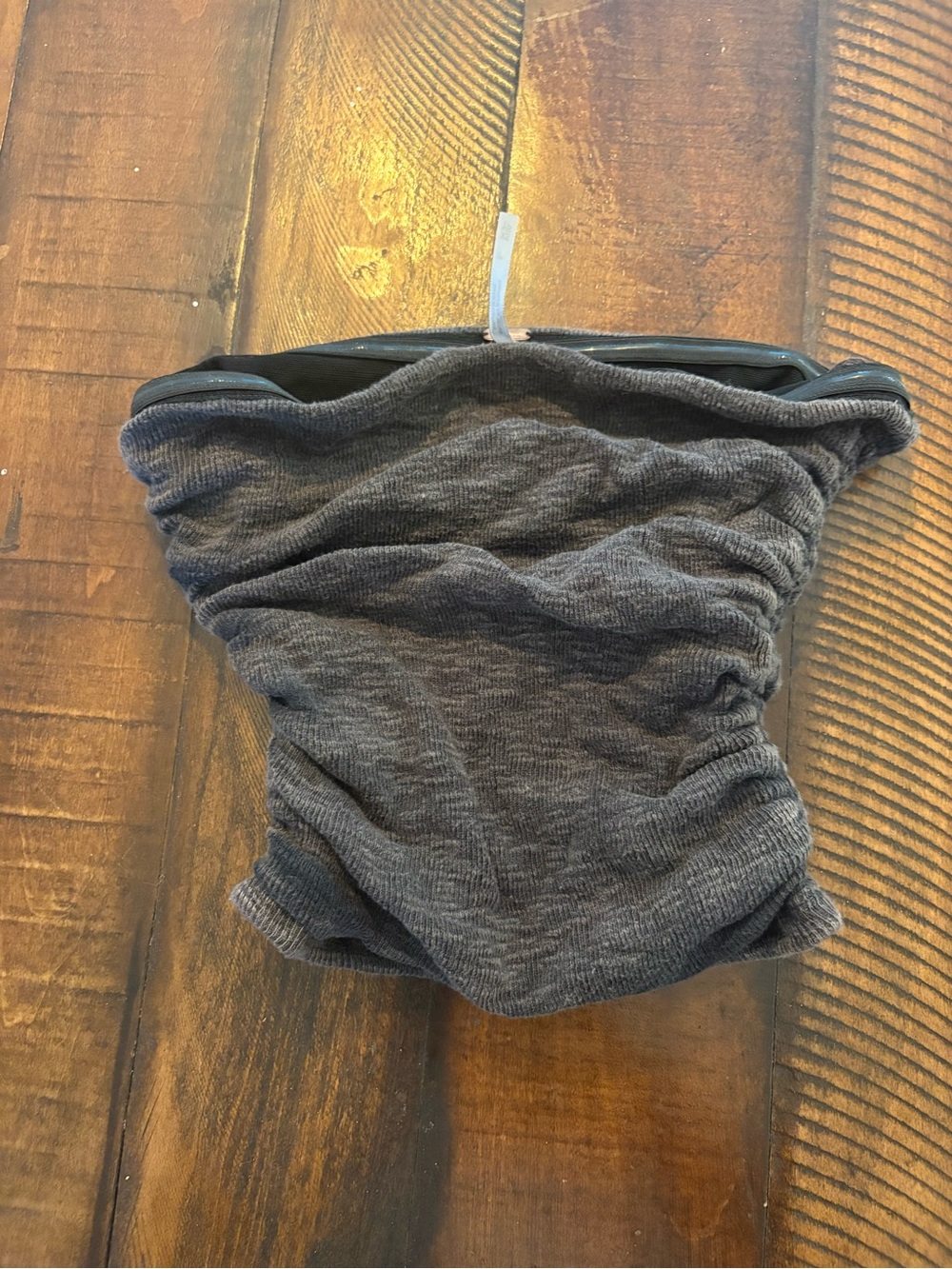 Free People Kids Charcoal Gray Ribbed Tube Top